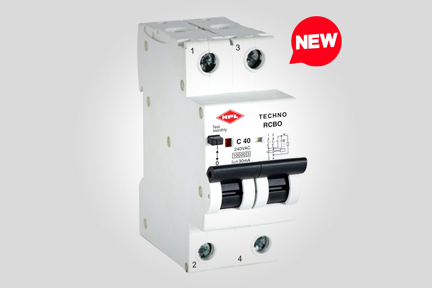 RCBO DP Electronic Type