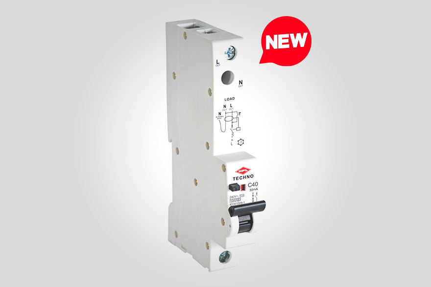 RCBO SPN Compact Electronic Type